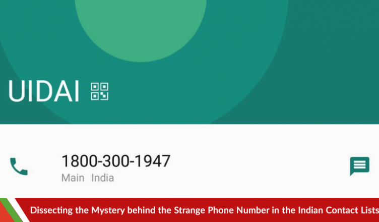 Dissecting the Mystery behind the Strange Phone Number in the Indian Contact Lists