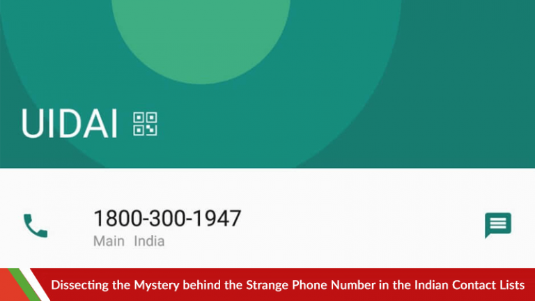 Dissecting the Mystery behind the Strange Phone Number in the Indian ...
