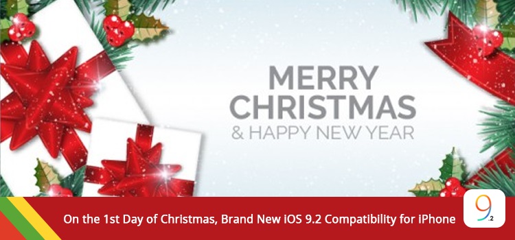 iOS 9.2 Christmas