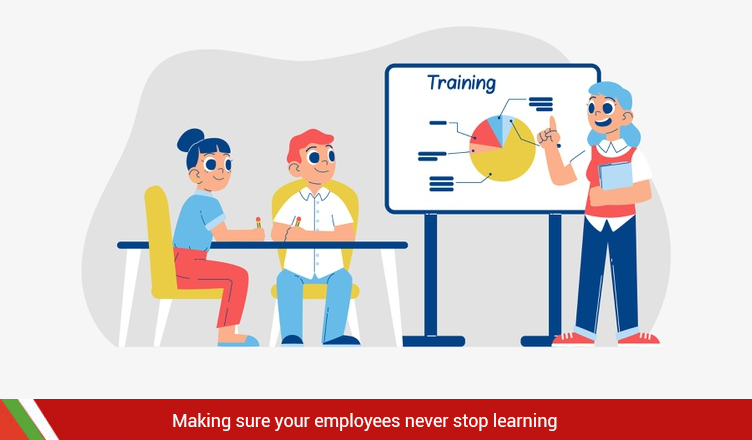 Employees should not stop learning