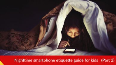 Nighttime SmartPhone Etiquette Guide for Kids pt2