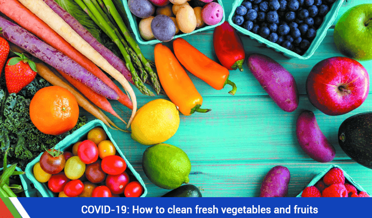 COVID-19: How to clean fresh vegetables and fruits