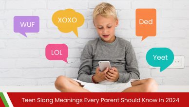 Teenager slangs and their meanings