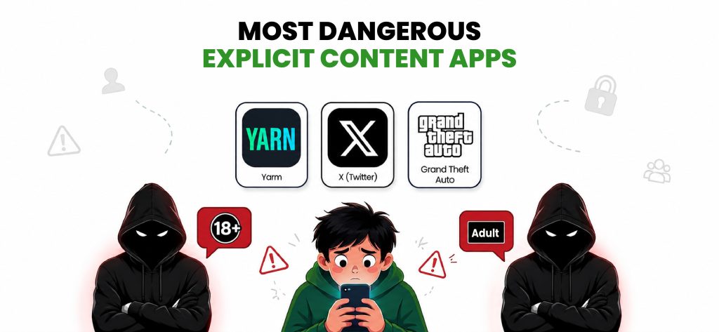 Most Dangerous Explicit Content Apps