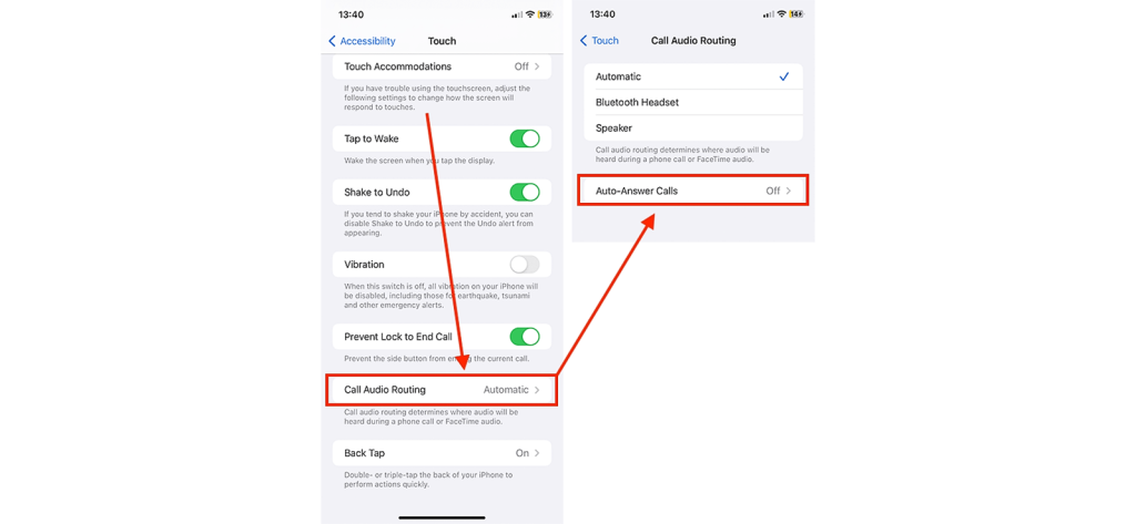 Make a silent call to the target phone