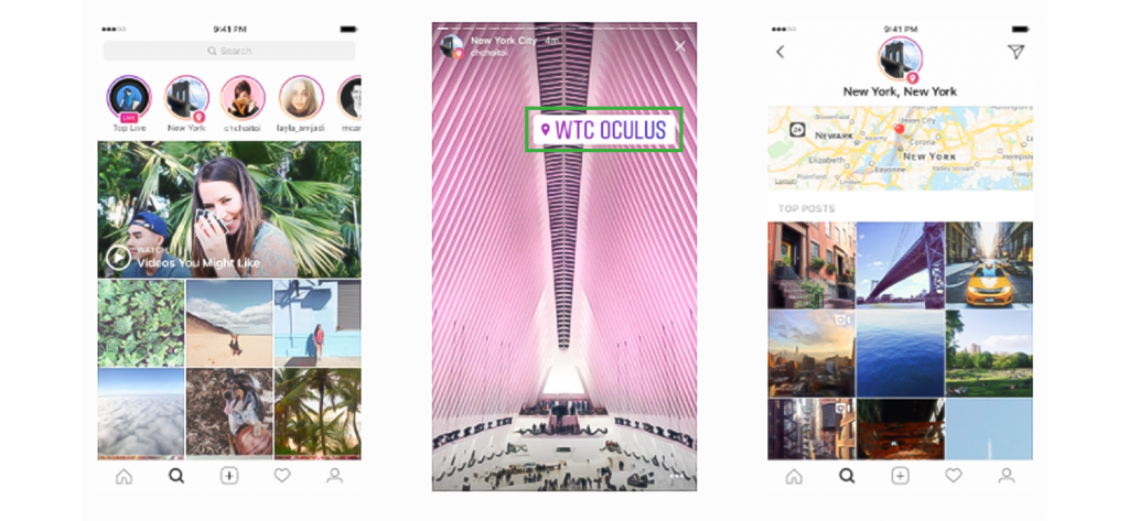 View Location Stickers on Stories
