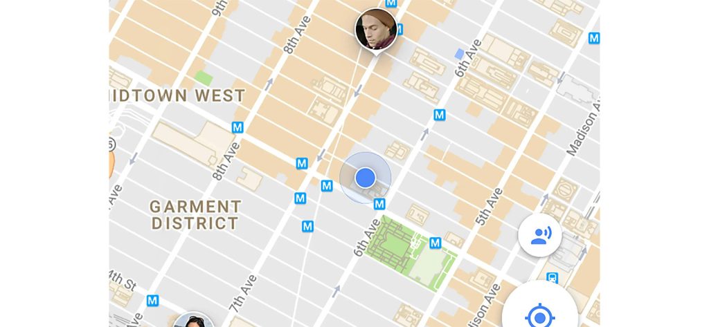 Google Maps Location Sharing (For iPhone)
