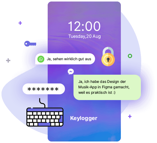 Überwachen Sie Tastenanschläge mit der XNSPY Keylogger-App