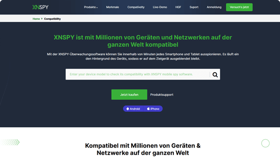 Xnspy-Kompatibilität