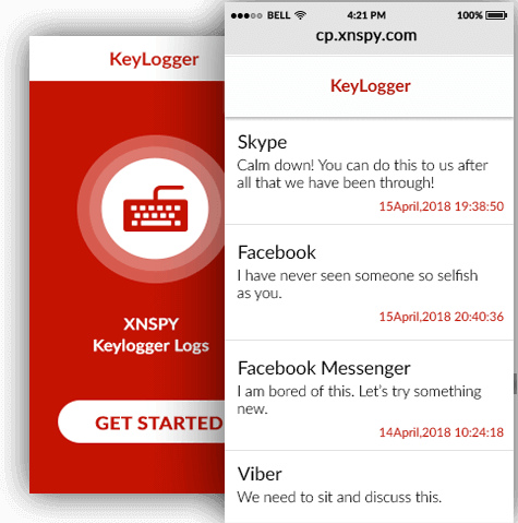 Keylogger app for Android