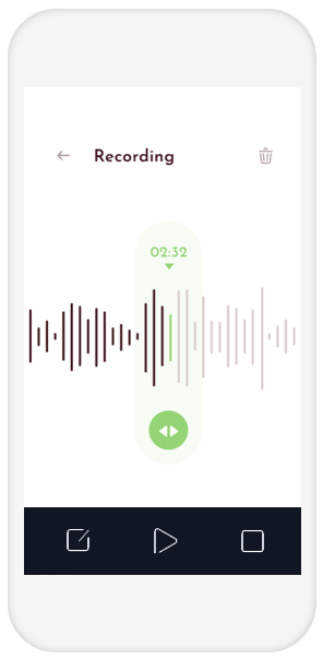 Aplicación de escucha ambiental para Android e iOS