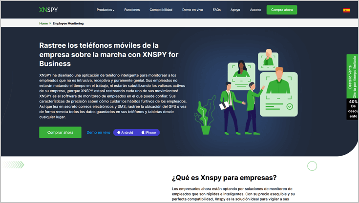 Monitorea a tus empleados con Xnspy