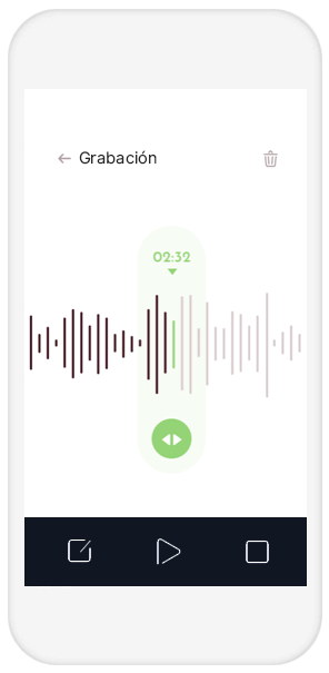Aplicación de escucha ambiental para Android e iOS