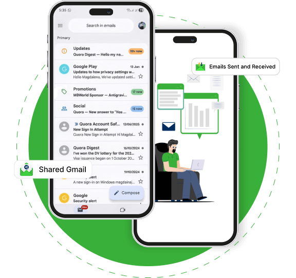 Gmail Monitoring App for Parents