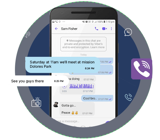 How to spy on Viber messages on Android and iPhone?