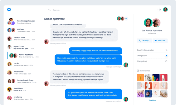 Aplicativo de monitoramento de mensagens do Facebook Xnspy