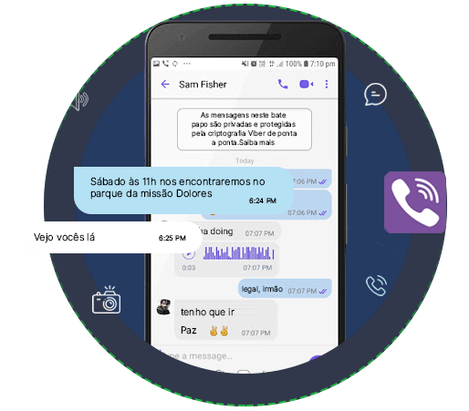 Como espionar mensagens do Viber no Android e iPhone?