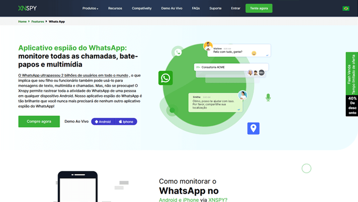 Compatibilidade com Xnspy