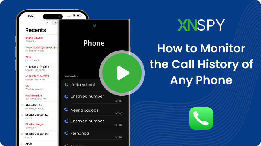 call logs monitoring app - thumbnail